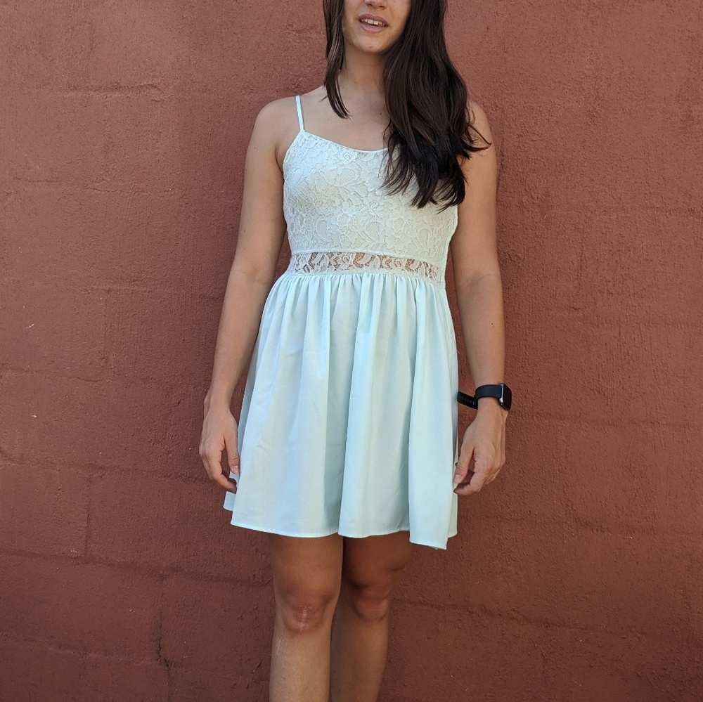 Cute Light Blue Summer Dress